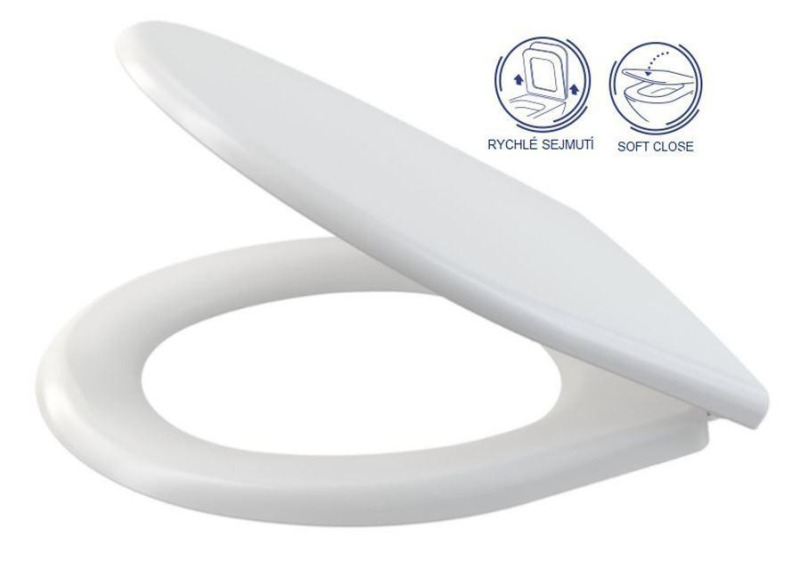 Cersanit Sedátko PRESIDENT NEW DUROPLAST Soft-Close (K98-0074)