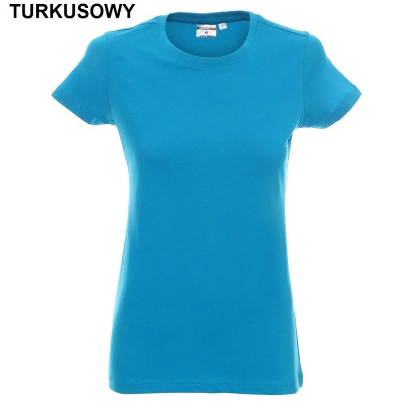 Dámské tričko 22160 - PROMOSTARS JASNĚ TYRKYSOVÁ XL+