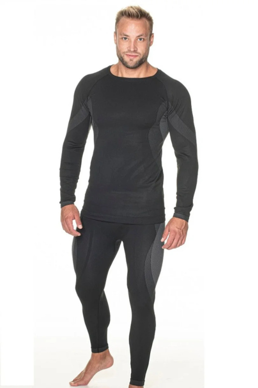 Pánský termoaktivní komplet 77111 černá/šedá L/XL