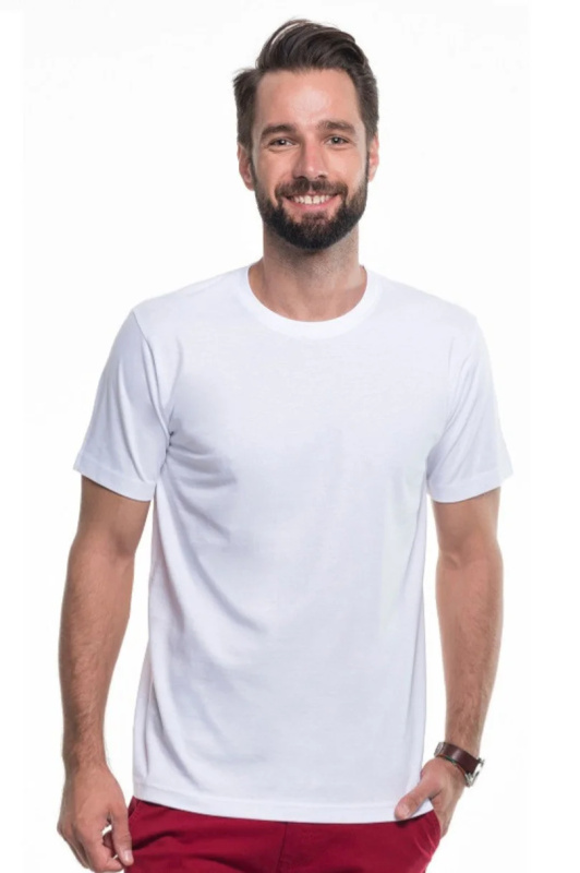 Pánské tričko premium 21185-20 - PROMOSTARS bílá XXXL