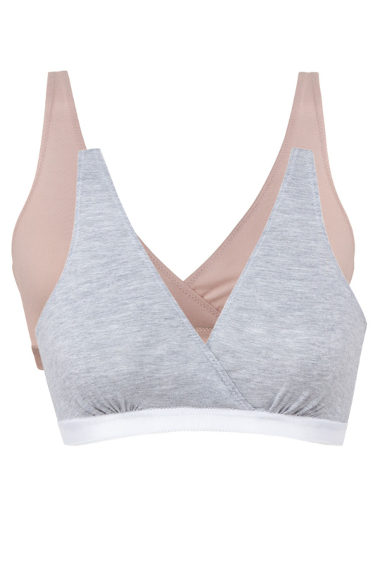 Podprsenka Mitex Lilly 2 pcs Barva: Šedá, Velikost: M