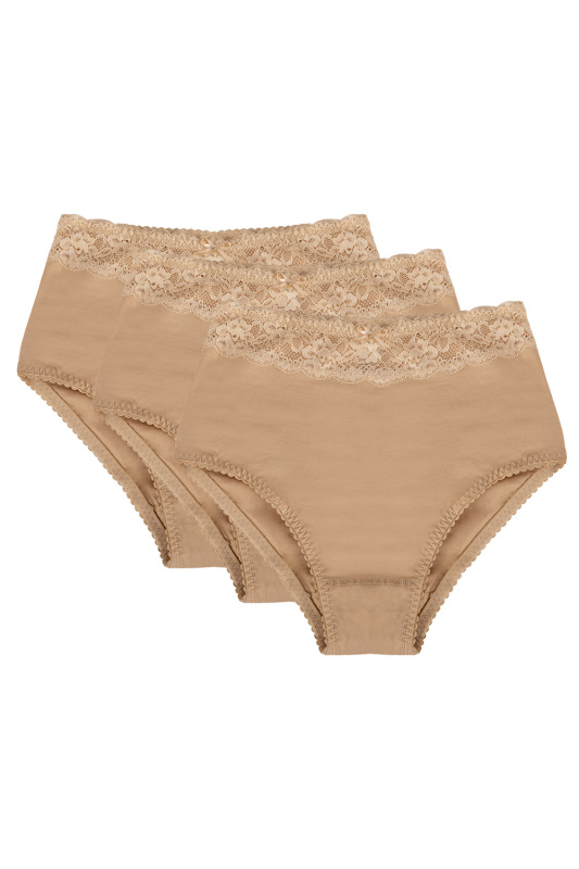 Kalhotky Mitex Eva 3-pak Barva: Béžová, Velikost: 2XL