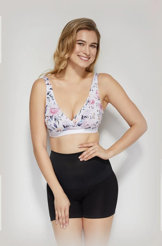 Měkká dámská podprsenka Mitex Mama Basic Lilly K bílá/bílá S