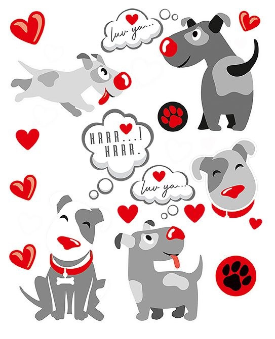 Naprawowanki Naplamki Pieski velký list