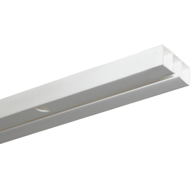 Gardinia Záclonová kolejnička jednodrážková Slim Line bílá 150 cm