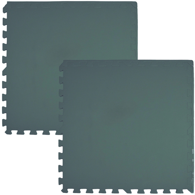 Pěnová podložka HUMBI 120 × 60 – voděodolné velké pěnové puzzle, tmavě zelená