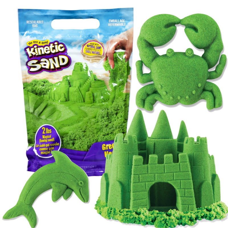 Zelený kinetický písek Kinetic Sand 930 g