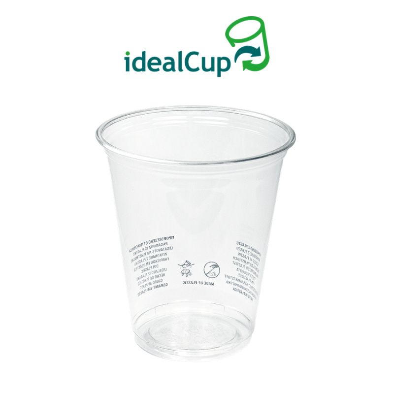 EcoRevolution Obaly Kelímek EKO rPET 0,3 l O95 mm idealCup bal/50 ks Balení: 50