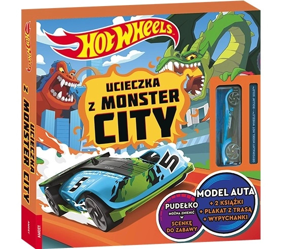 hot wheels únik z monster city interaktivní sada