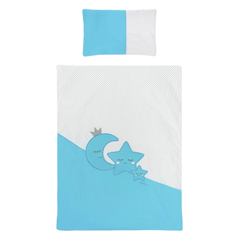 Dětské ložní povlečení 3dílné BELISIMA Magic Stars tyrkysové 100×135
