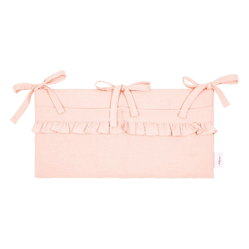 Vreckár na postýlku z mušelínu BELISIMA 30×60 cm