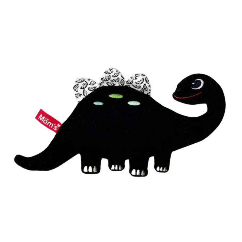 Kontrastní šusticí plyšový dinosaurus pro miminka 0+ Mom’s Care