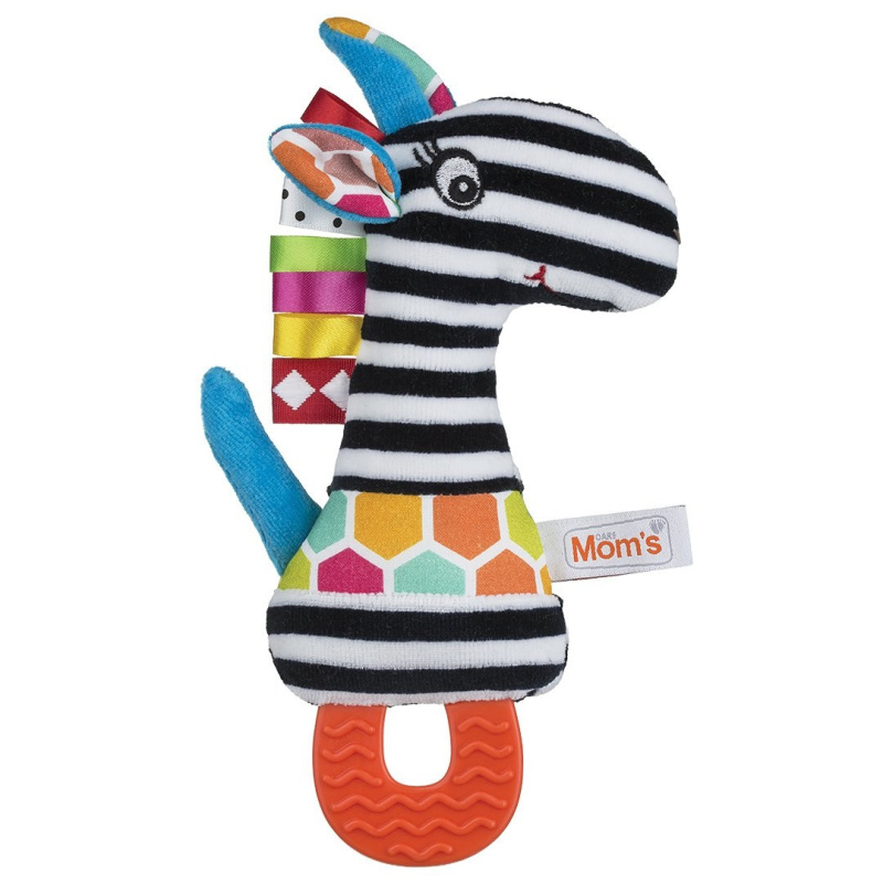 hencztoys Edukační hračka Hencz s pískátkem, kousátkem ZEBRA