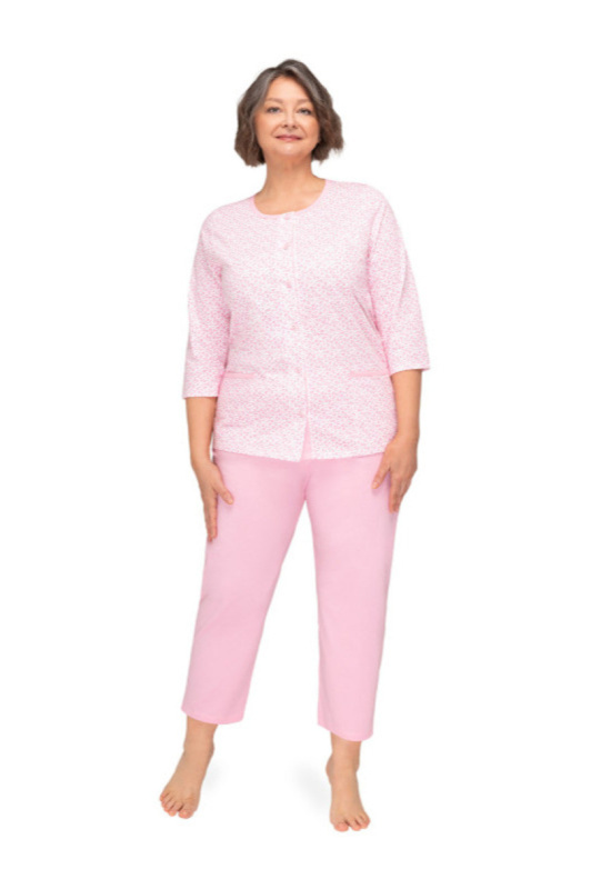 266 DÁMSKÉ PYŽAMO KASIA II růžová 2XL