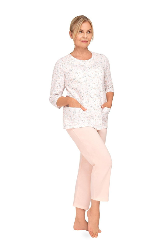 Dámské pyžamo Martel Maria Ii 201 3/4 3XL-4XL oranžová 3xl