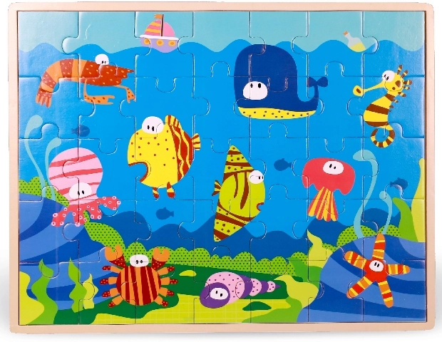 Dřevěné puzzle Ocean TOP BRIGHT 35 dílků
