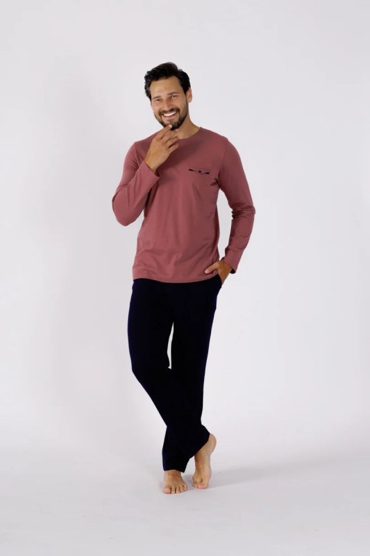 Pánské pyžamo ZIBI 1470 modrá 2XL
