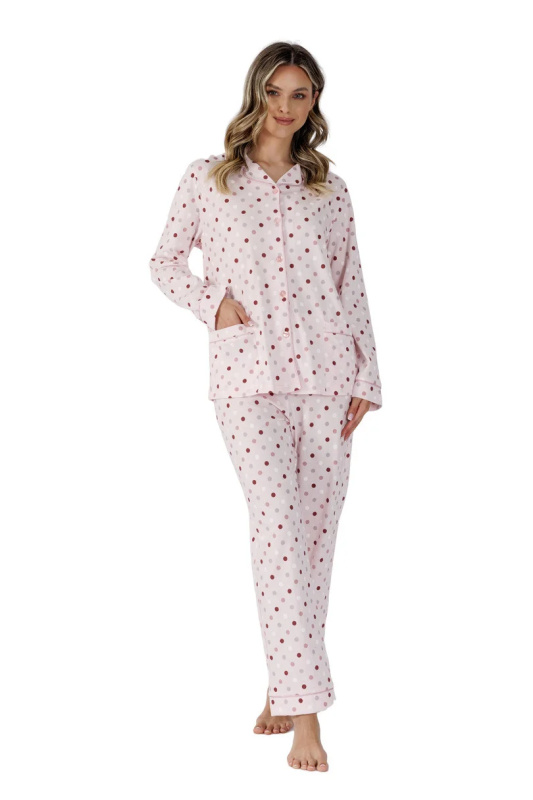 Dámské pyžamo EWI 1524 světle růžová 2XL
