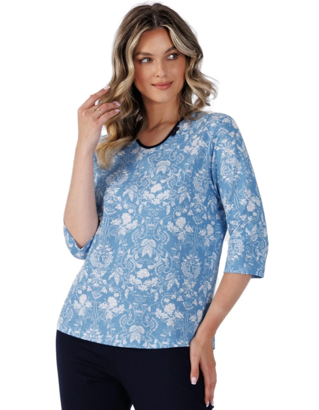 Leveza Odalis 1528 3/4 pyžamo M-2XL modrá XL