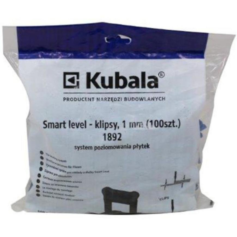 Spony Kubala Smart Level KU1892 1 mm 100 ks