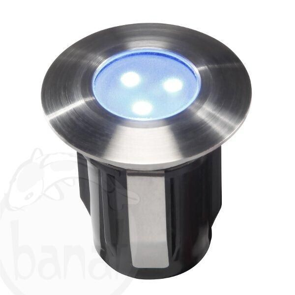 LED nerezové světlo ALPHA (modrá)