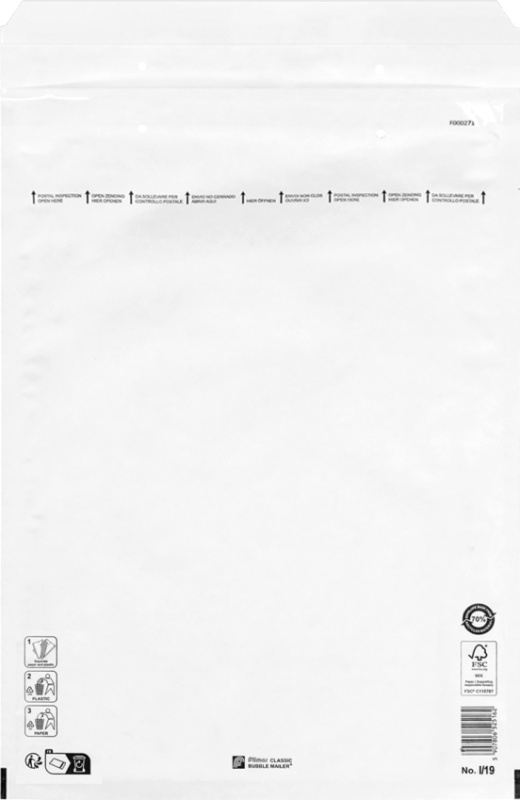 Obálka dopisní bublinková 300 x 430mm 19/I OXY SECUPACK s.r.o.