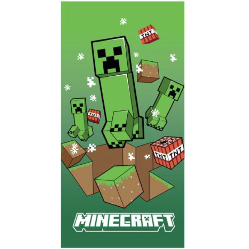 Carbotex Dětská osuška Minecraft Útok Creeperů
