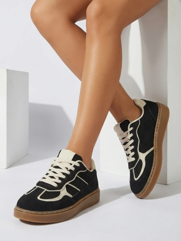 Dámské ekologické sportovní tenisky Flora Black