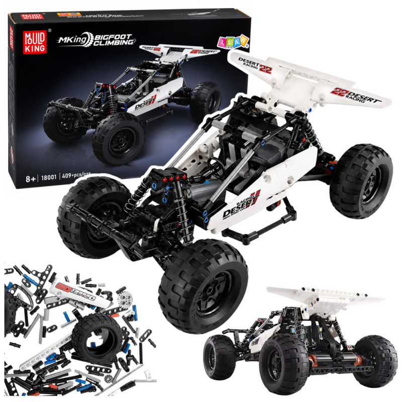 Konstrukční stavebnice RC terénní auto 4x4 off-road (409 dílků)