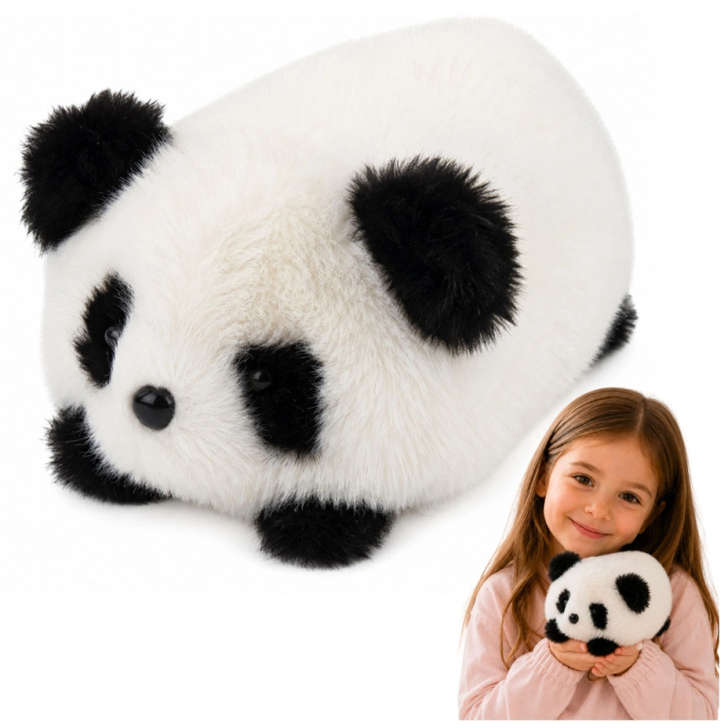 Plyšová panda černobílá 16 cm - 1 kus