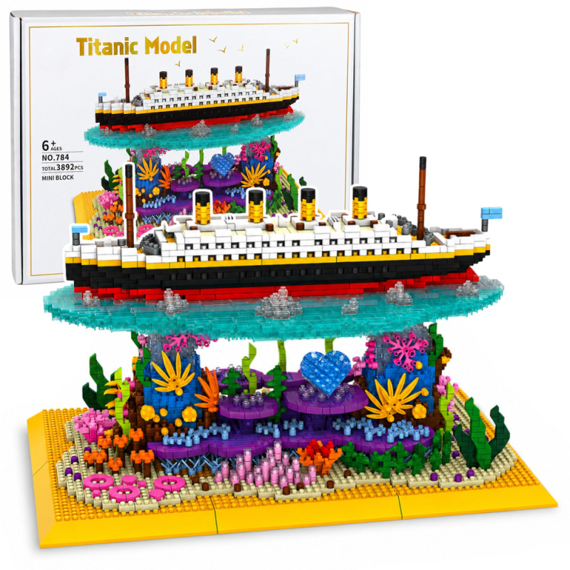Tomido Stavebnice Loď Titanic Na Korálovém Útesu 3892 dílků