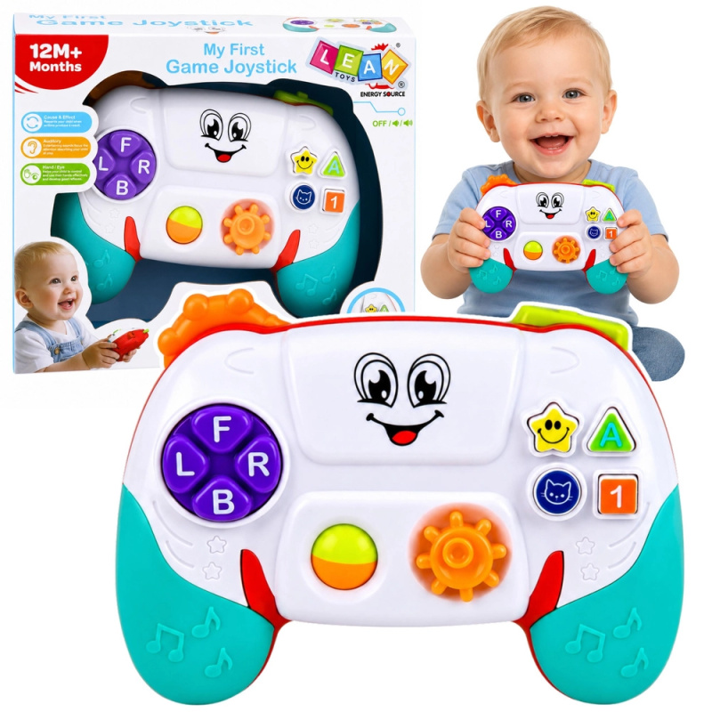 My First Game Joystick – interaktivní vzdělávací herní ovladač pro batolata se světly a zvuky