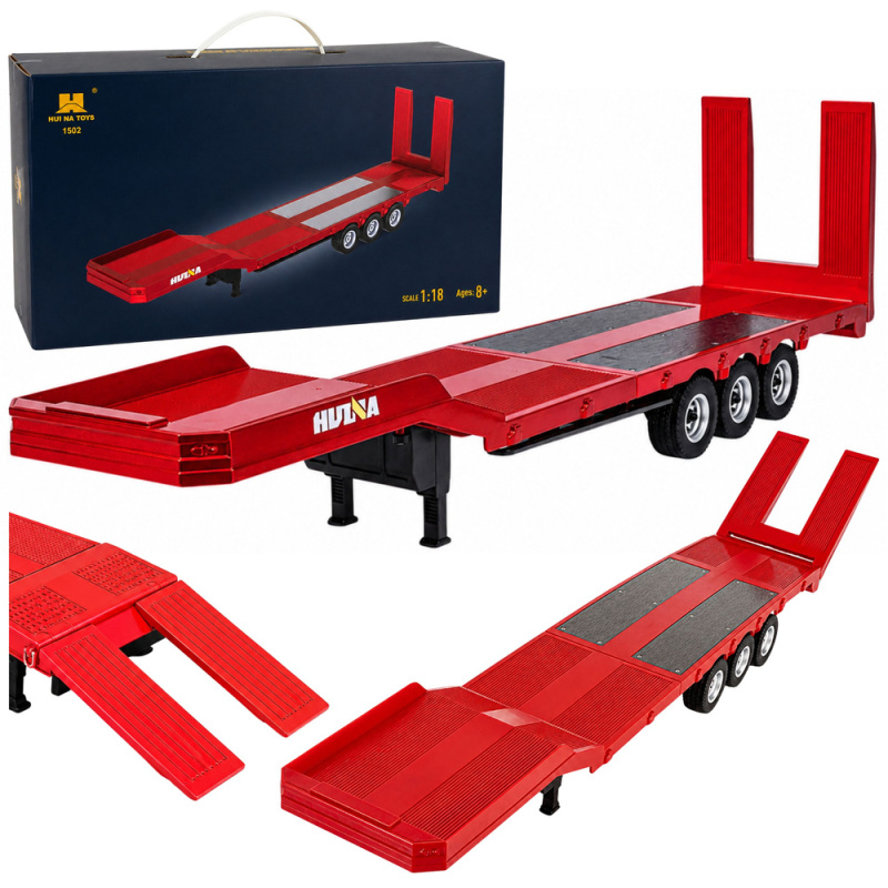 Tomido RC nízkopodlažní návěs Huina pro Scania 770S 1:18 Červený