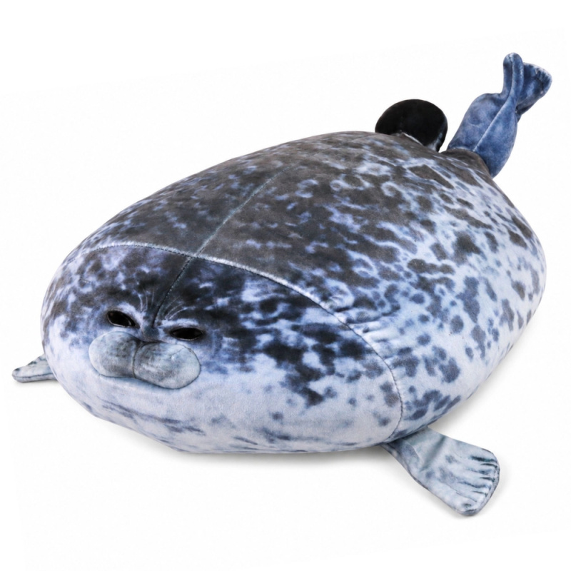 Plyšová tuleňí hračka šedá 38 cm