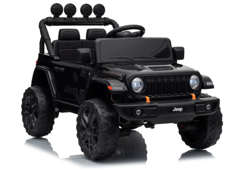 Jeep Rubicon dětské elektrické auto 24 V černé