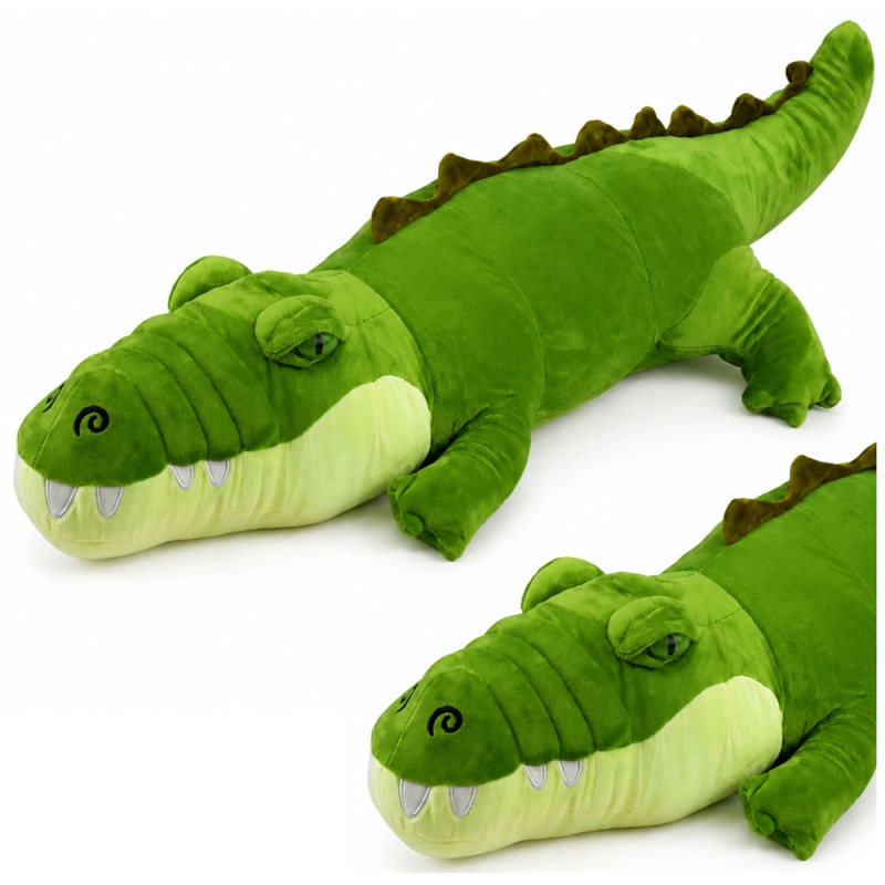 Plyšový krokodýl realistický zelený 70 cm - 1 kus