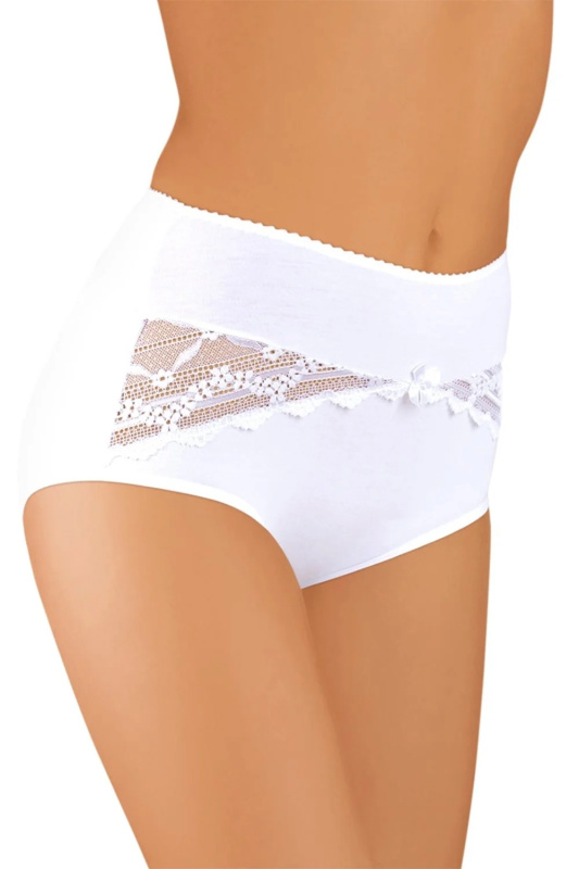 Dámské kalhotky 004 white - BABELL Bílá M