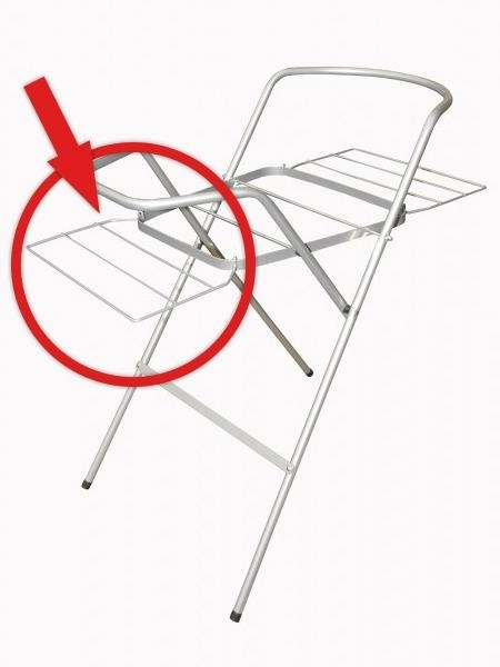 Sušák k držáku na vaničku – bílý