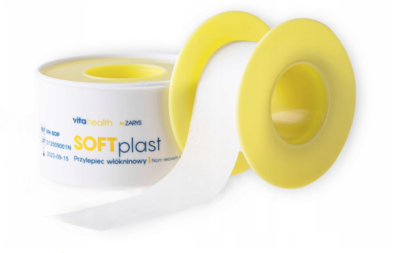 VitaHealth by ZARYS VitaHealth SOFTplast, papírová náplast na cívce, 2,5cm x 5m, 1ks