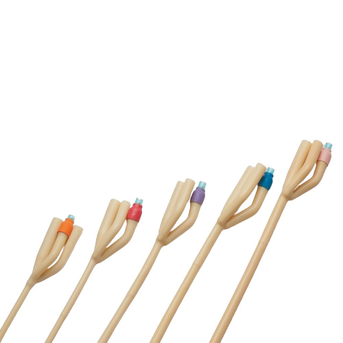 ZARYS International Group Katetr Foley 3cestný, latex potažený silikonem, sterilní, ventil plast, balónek 30 ml, 400 mm, 10ks Varianta: CH18/400mm (červený)