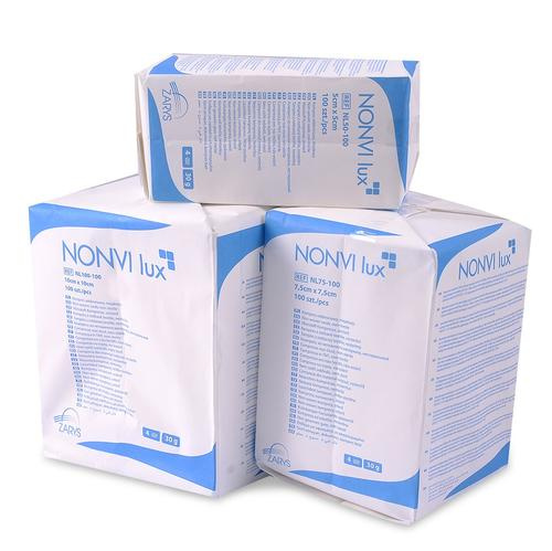 ZARYS International Group Komprese NONVI lux z netkané textilie, 30g, 4 vrstvy, nesterilní, 100ks (4 velikosti) Varianta: 10cm x 20cm