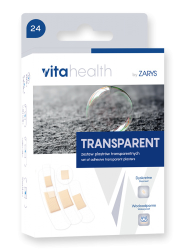 VitaHealth by ZARYS VitaHealth - TRANSPARENT Sada průhledných náplastí, malé, 24ks