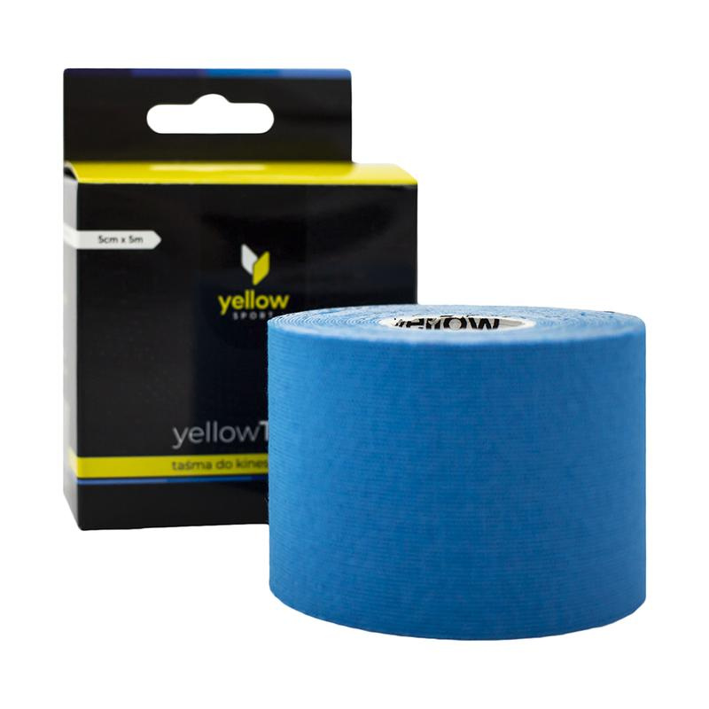 yellowSPORT by ZARYS yellowTAPE Kineziologický tejp, 5cm x 5m, modrá