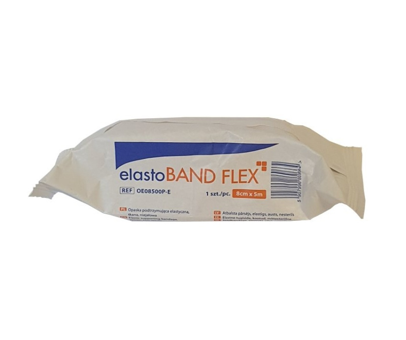 ZARYS International Group Elastický obvaz ElastoBAND Flex, tkaný, 8cm x 5m