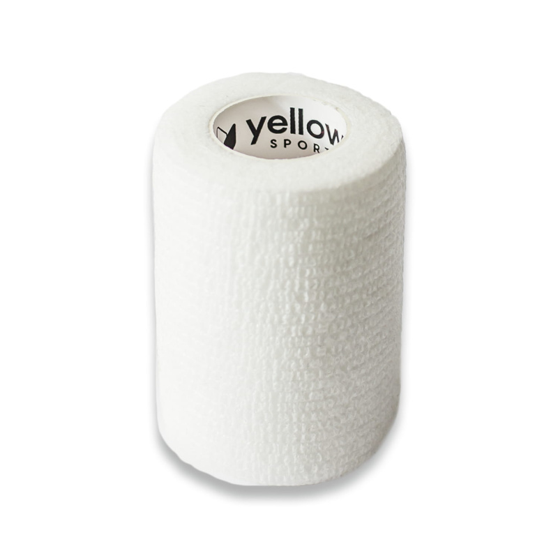yellowSPORT by ZARYS yellowBAND Kohezivní obinadlo, 10cm x 4,5m, bílá