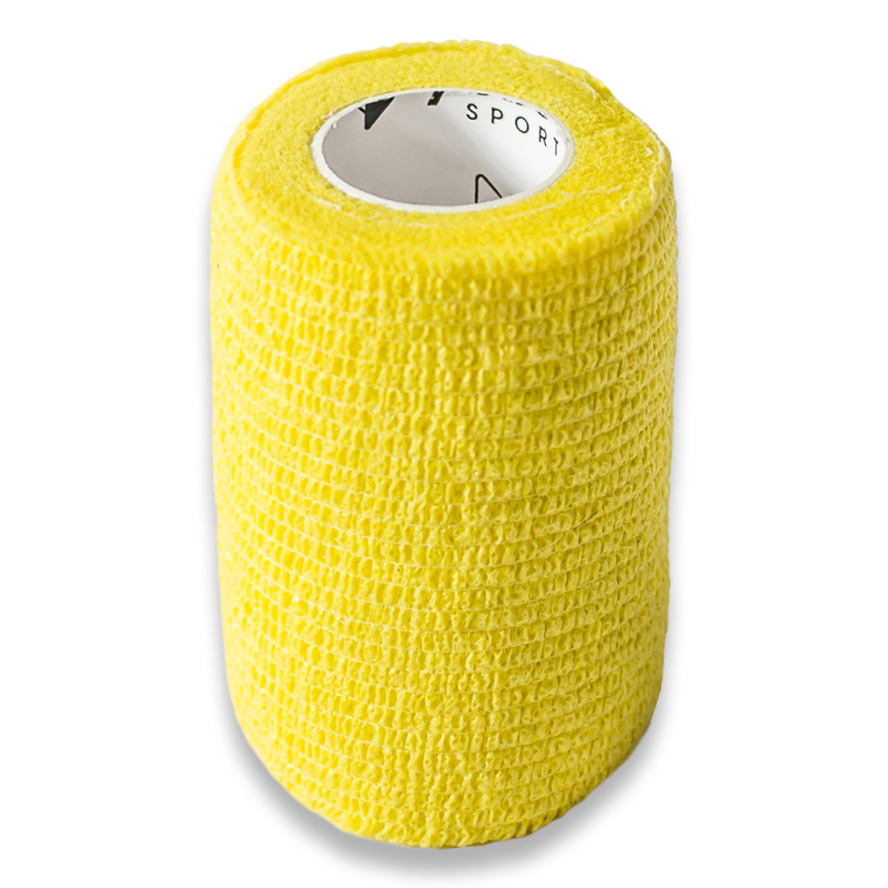 yellowSPORT by ZARYS yellowBAND Kohezivní obinadlo, 10cm x 4,5m, žlutá