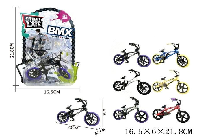 Mini BMX kolo na prsty Gazelo - 1 kus