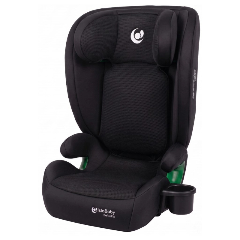 IslaBaby SafiroFix i-Size autosedačka 100–150 cm (15–36 kg) s isofix mesh black