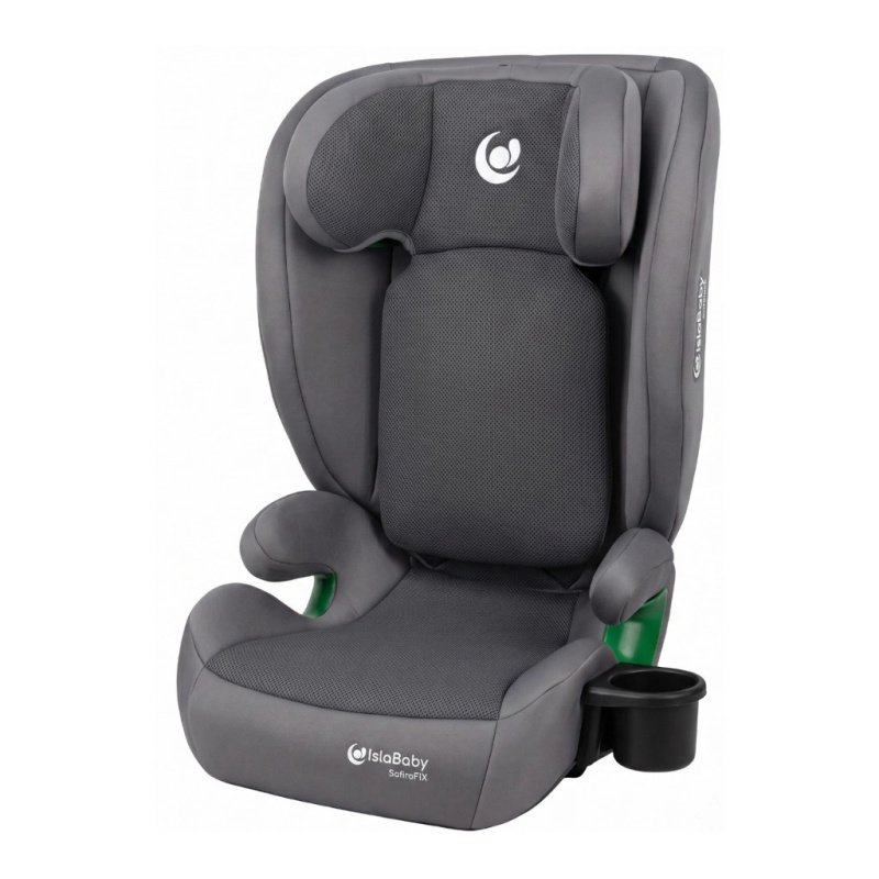 IslaBaby SafiroFix i-Size autosedačka 100–150 cm (15–36 kg) ISOFIX mesh grey