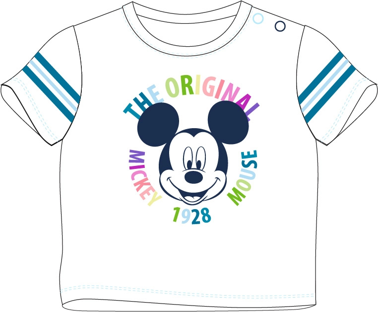 Disney Mickey Mouse dětské tričko – sortiment velikostí 62–86 - 1 kus